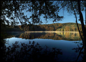 landschaft see spiegelung